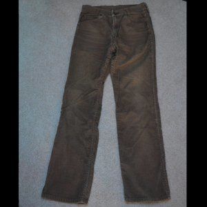 Brown corduroy pants